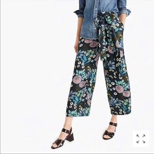 women’s j crew x abigail borg silk pants